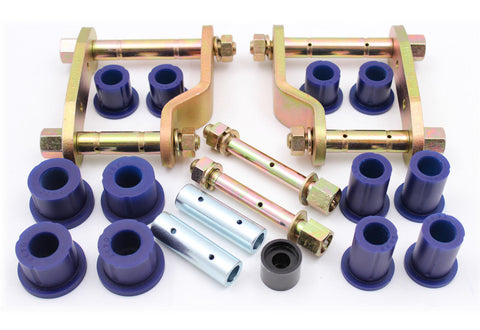 SuperPro Rear Greasable Shackle And Bush Kit Fits Toyota