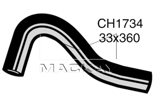 Mackay Top Radiator Hose CH1734