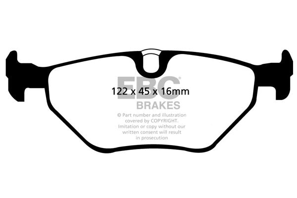 EBC Bmw E39 Rear Pads DP21091