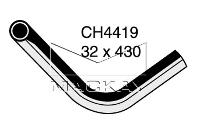 Mackay Top Radiator Hose CH4419