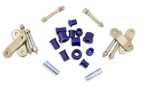 SuperPro Rear Greasable Shackle And Bushing Kit Fits