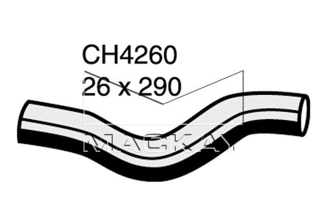 Mackay Top Radiator Hose CH4260