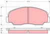 TRW Brake Pad Set GDB1134