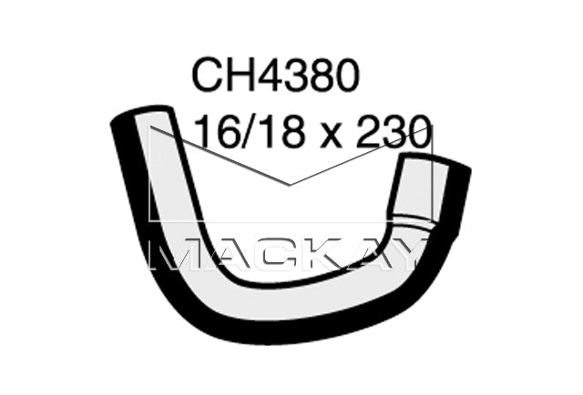 Mackay Heater Hose CH4380
