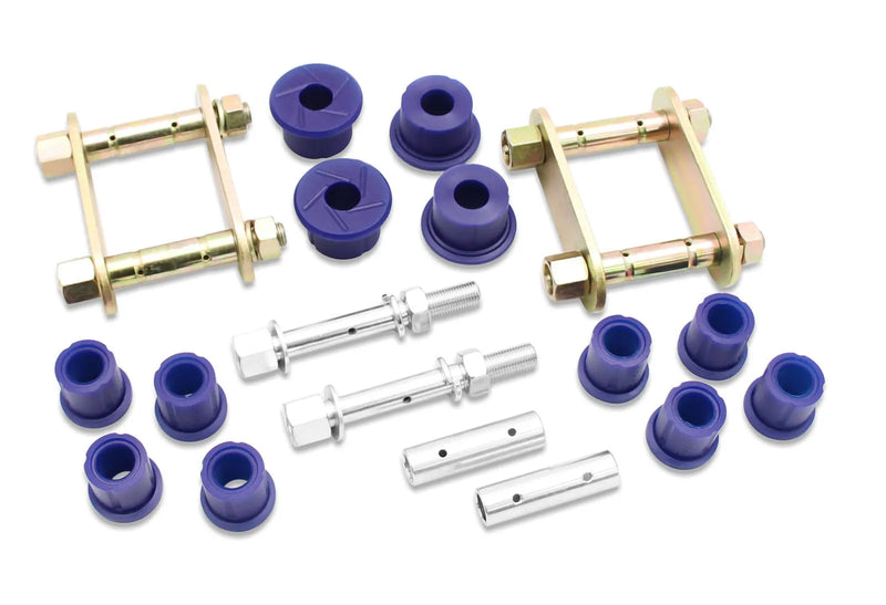 SuperPro KIT070SK Greaseable Shackle + Bush Kit w/Fixed