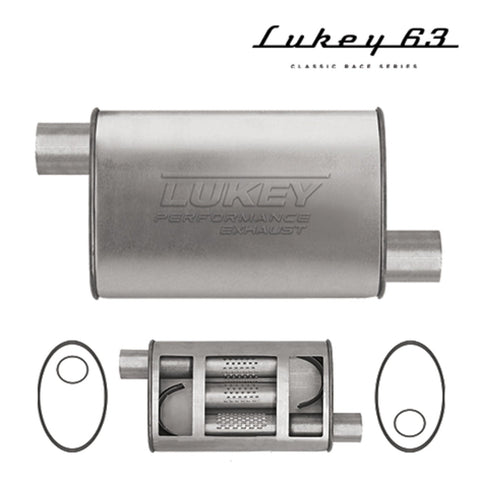 Lukey Muffler-Exhaust Sports LT17749