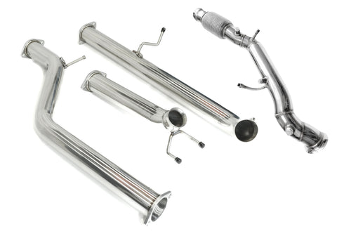 VW Amarok (2013+) 2L Twin Turbo TDI400 TDI420 3" Stainless DPF Delete Exhaust - Image 2