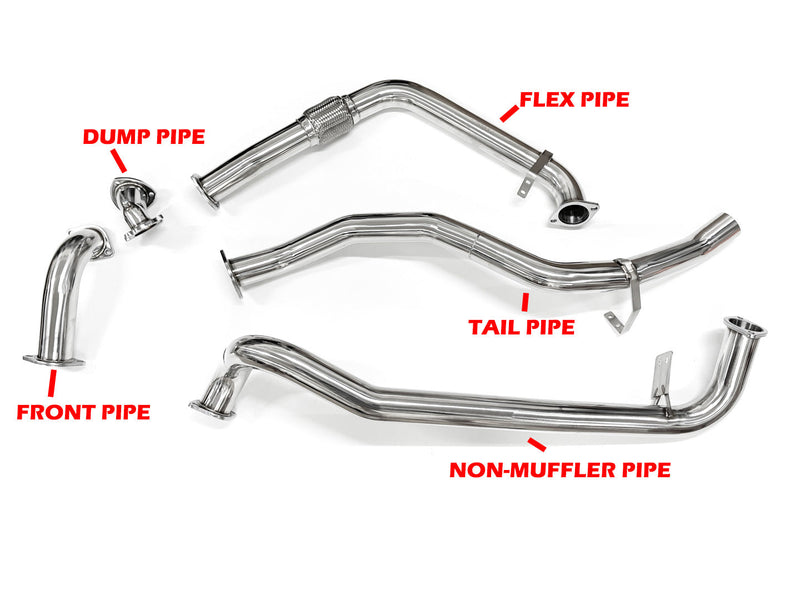 Toyota Landcruiser 80 Series (1990-1998) 4.2L 3" PPD EXHAUST PARTS - SUIT PPD EXHAUST