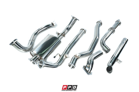 Toyota Landcruiser 100 Series (1997-2006) 4.2L 1HD 3" Turbo Back Exhaust - Image 2