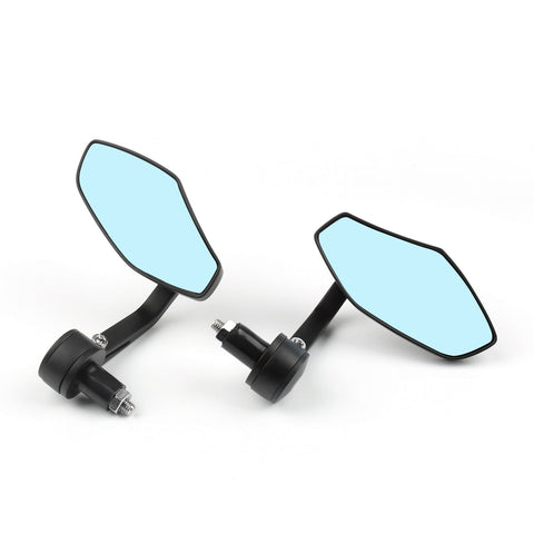 Motorcycle Generic 7/8 1 Aluminum Rear View Side Mirror Handle Bar End