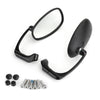 Cafe Racer Bobber Custom Bobber Generic Pair M8 M10 Retro L-Bar Rearview Mirrors
