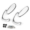 Cafe Racer Bobber Custom Bobber Generic Pair M8 M10 Retro L-Bar Rearview Mirrors
