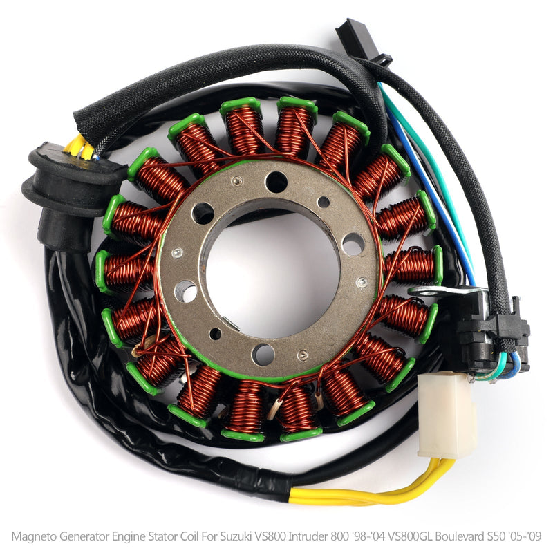 Suzuki VS800 Intruder 800 VS800GL 1998-2009 Generic 32101-45C00 Generator Stator Coil