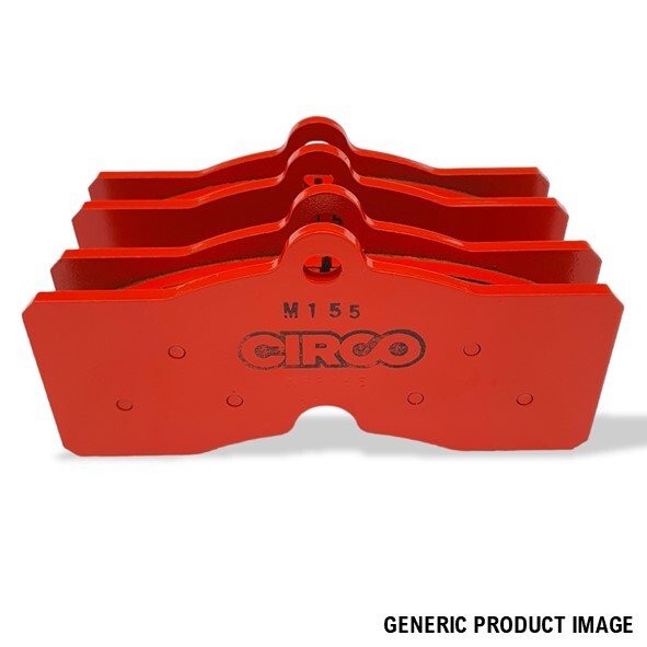 Circo M155 Race Brake Pads Corvette Single Pin Historic