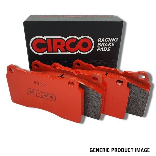Circo M207 Race Brake Pads Wilwood Superlite 7416 plate
