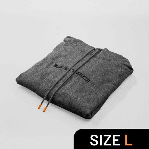 Stedi Hoodie Charcoal Smiley L Merhdysgllgchr
