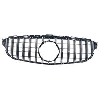 Front Grille Fit For Mercedes Benz C-Class W205 C200 C250 C300 C350 2015-2018