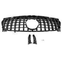 Black Bumper Grille Fit For Mercedes CLA-Class C117 X117 &amp; AMG CLA45 2013-2019