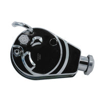 Power Steering Pump Fit For Chevrolet SB BB Saginaw Key Way 5/8 Shaft Chromed