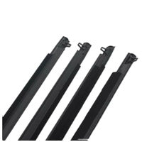 4PCS Weather Strips Window Belt Rubber Seal Mould Trim Moulding Trim Fit For Mazda 3 BK Series Sedan Hatchback