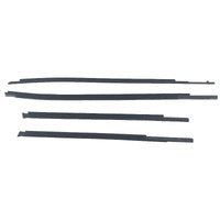 4 Pcs Outer Window Mould Seal Trim Fit For Toyota Hilux Revo 4 Doors 2015-2021