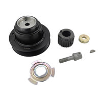 Harmonic Balancer Crank Pulley Black Fit For Mitsubishi Pajero NM NP 3.5L 6G74 Auto/ Man 2000-2006