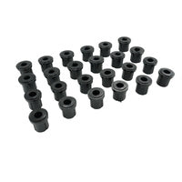 24 Pcs Front & Rear Rubber Shackle Bushes Fit For Toyota Landcruiser FJ75 HJ75 FZJ75 HZJ75 4X4 1984-1999
