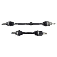 Pair Front CV Joint Axle Shafts Fit For Mitsubishi Lancer CJ CF 2.0L 2.4L I4 16V DOHC VVT MPFI FWD Manual 2008-2016