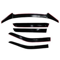 Bonnet Protector & Weather Shields Visor Fit For Isuzu D-Max Dual Cab MY21 2020-2024