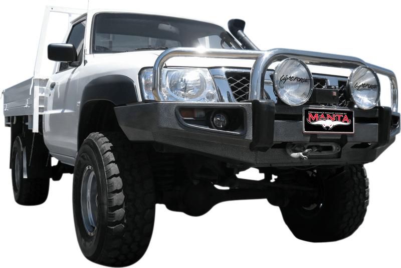 Manta MKNI0039 3in Full System without Cat Aluminised Steel - Loud (Patrol GU 08-17)
