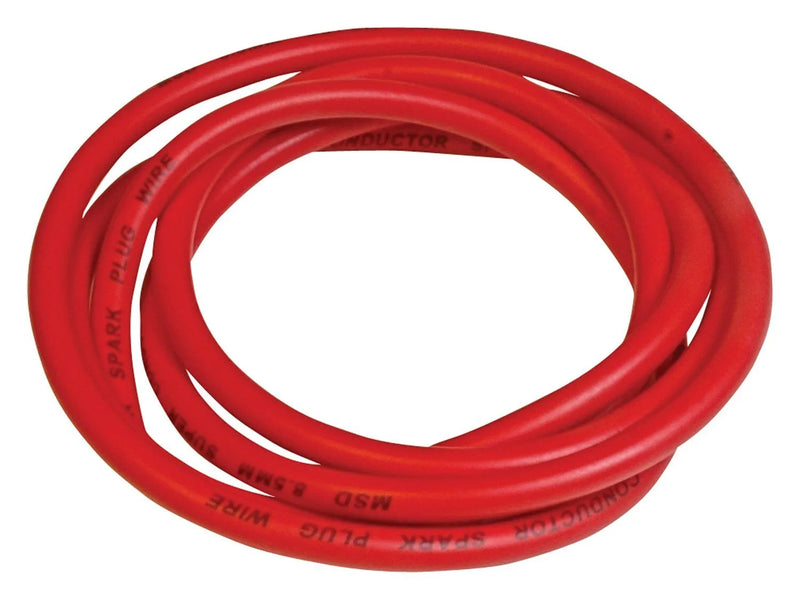 MSD 34049 Super Conductor 8.5mm Wire, 100' Bulk Red Super