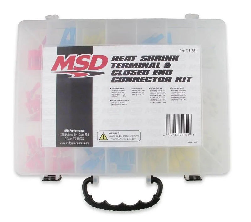 MSD 81951 Heat Shrink Terminal Kit 165 Piece Heat Shrink
