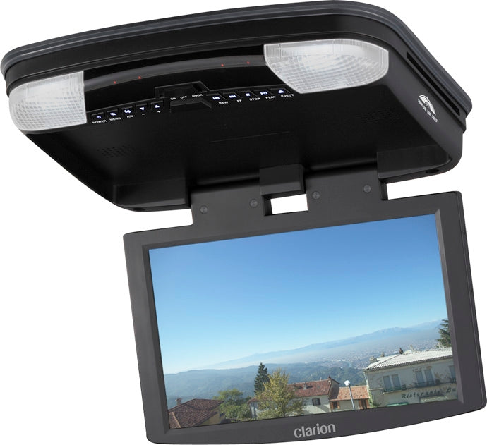 Clarion Audio 10.2In Roof Screen/Dvd 16:9 W/2Hp OHM107VD