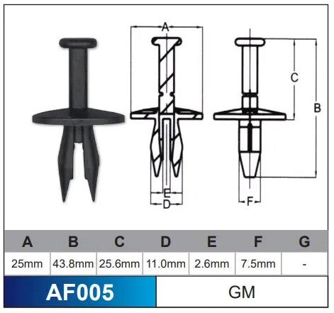 Nice Products Automotive Fasteners AF005
