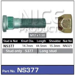 Nice Products Stud & Nut NS377