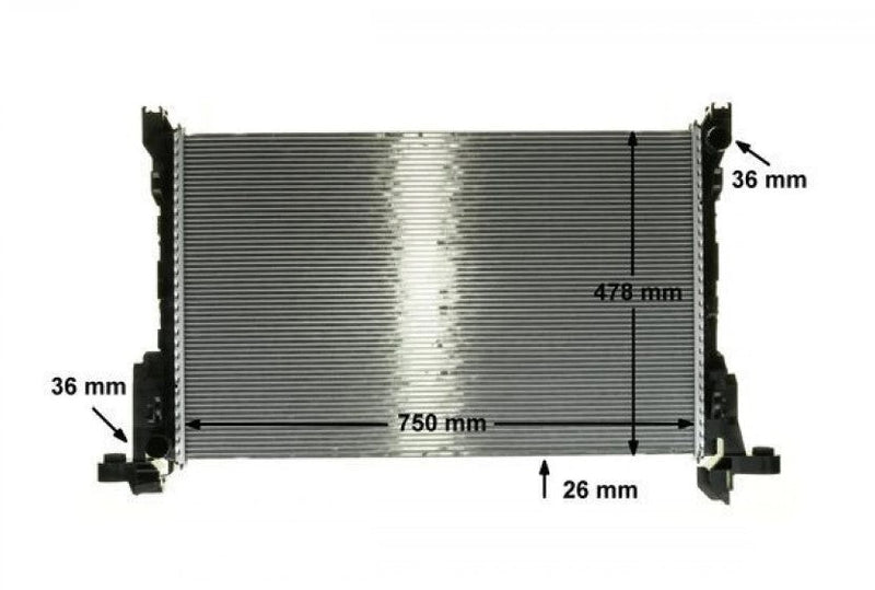 Mahle Radiator OE Quality CR 86 000P