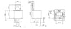 Bosch Relay 12V 4 Pin Normally Open Contact 30A 0 986 332