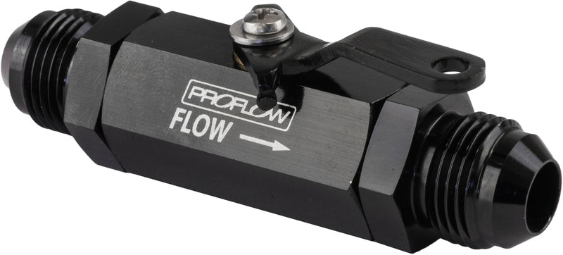 Proflow Shut Off Valve # 8 An Black PFE1000-08B
