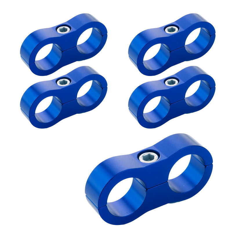 Proflow Billet Hos Clamp # 3 Blue 5Mm Hol PFE156-03B