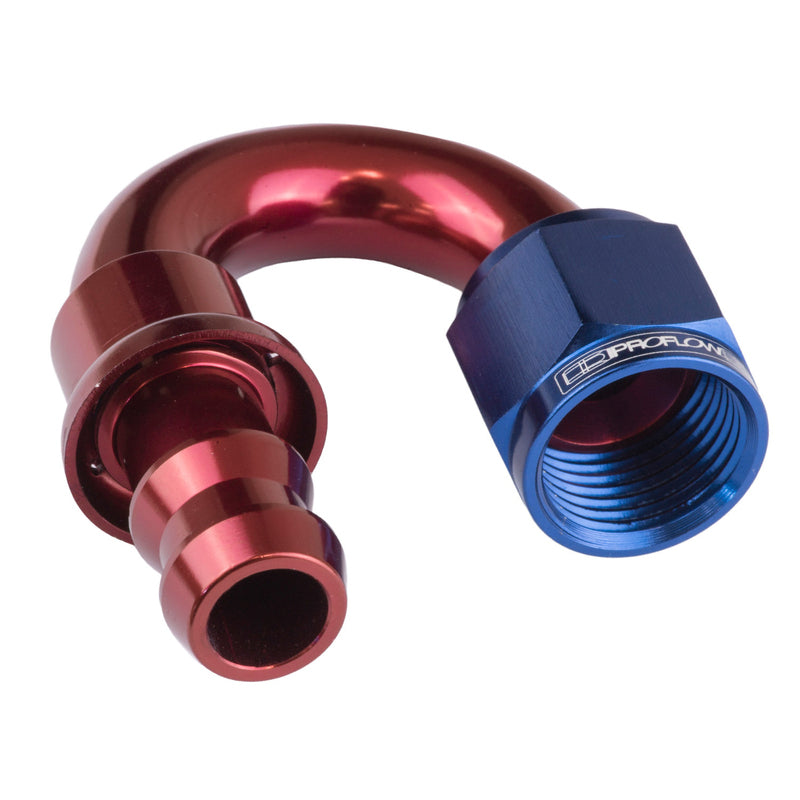 Proflow 180 Deg Push On Hose End # 12 PFE406-12