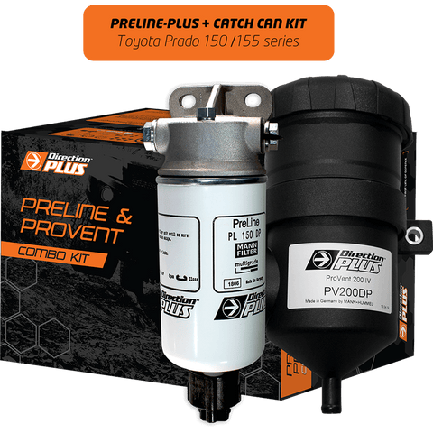Direction Plus PreLine-Plus Pre-Filter and ProVent Combo