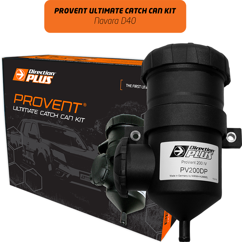 Direction Plus Nissan Navara D40 2.5L ProVent Catch Can