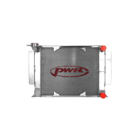PWR PWR0496SP 55mm Radiator w/ 16" SPAL Fan Mounts | Kren Offroad NZ
