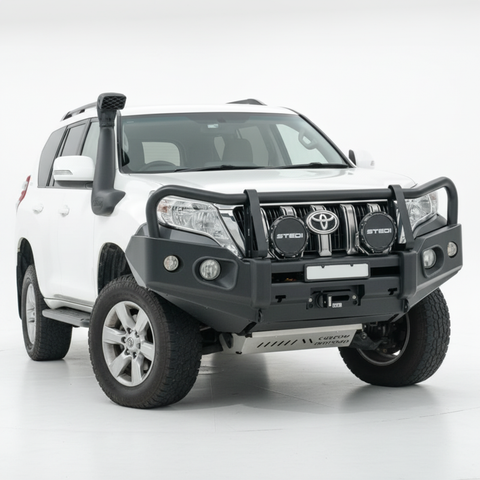Rockarmor Rock Pack — Toyota Prado 150 Tear Drop 2013-18 | Elite Hoop Bullbar + Rock Sliders