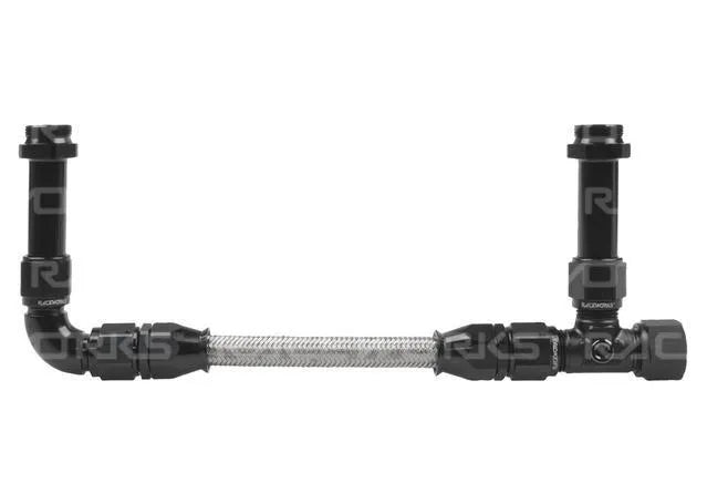 Raceworks RWF-160-08BK Holley An-8 Dual Feed Fuel Line Kit