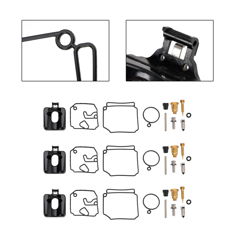 Powersports Pro 3X Fuel Pump Repair Kit Yamaha 40HP & 50HP 2-Stroke Outboard Carburetors