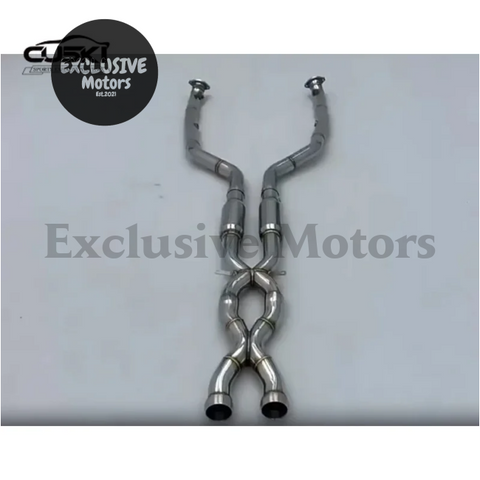 BMW M3 E90 / E92 / E93 V8 4.0L quality Stainless Steel car Exhaust Modification High Performance Exhaust Pipes branch downpipe