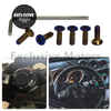 6-Piece Steering Wheel Bolts Screw Kit - Flush Head
