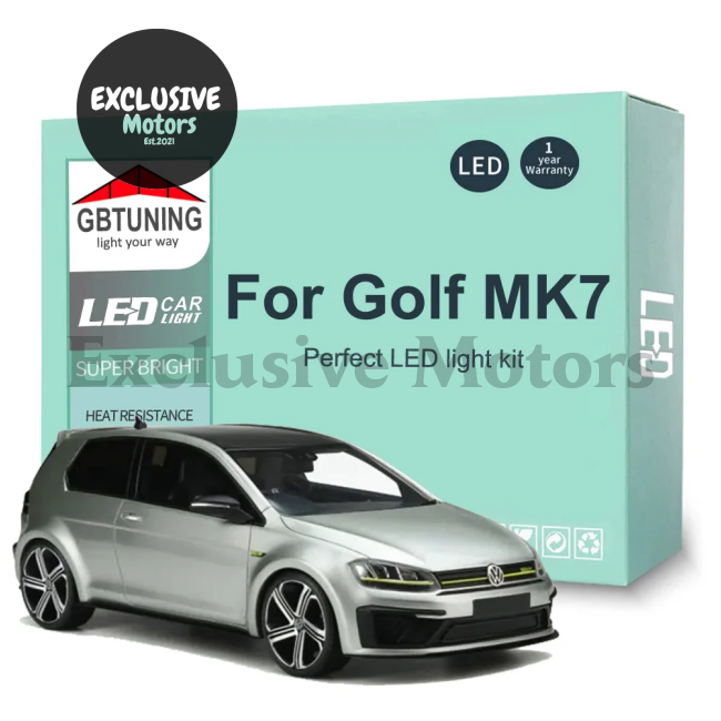 VW Volkswagen Golf 7 MK7 VII GTI LED Interior Light Bulb Kit (2013-2018)