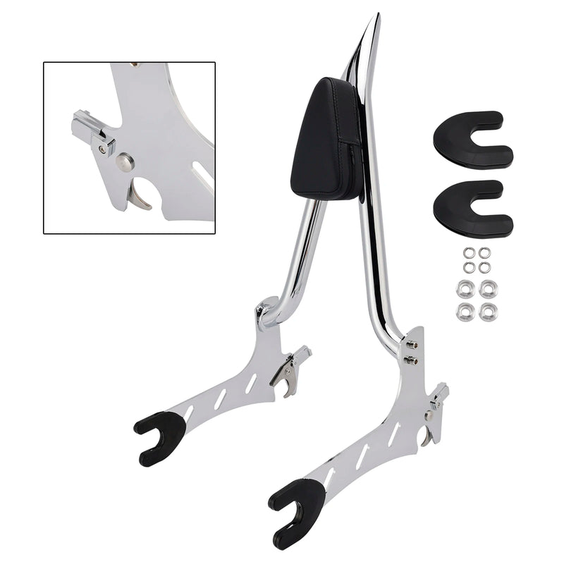 Powersports Pro Passenger Sissy Bar Backrest for Indian Challenger Chieftain Springfield